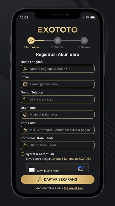 Panduan Akun Baru Exototo untuk Pengguna Android